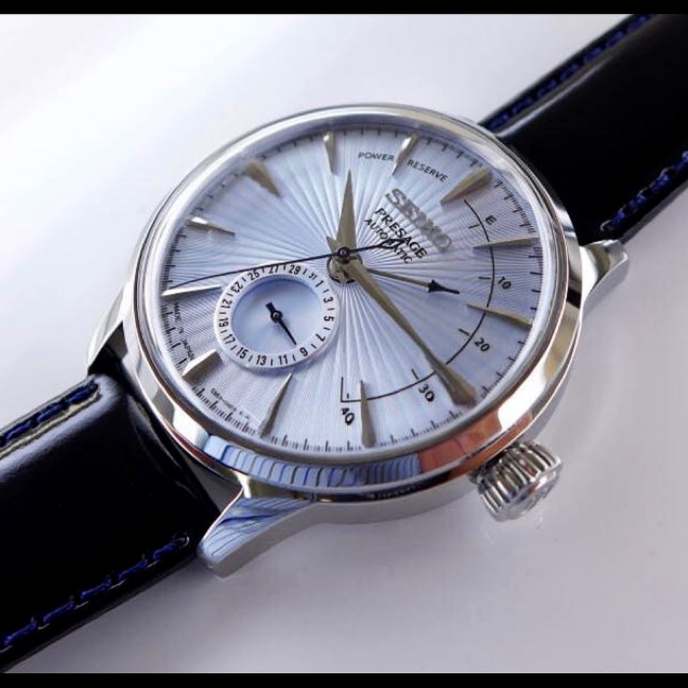 Seiko Presage Ice Blue Automatic Watch SSA343J1